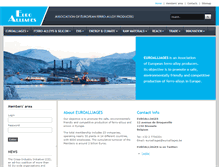 Tablet Screenshot of euroalliages.com